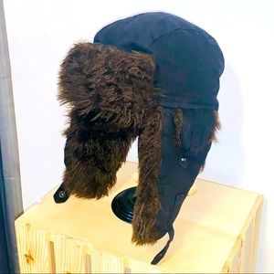 Plaid Down Aviator Hat